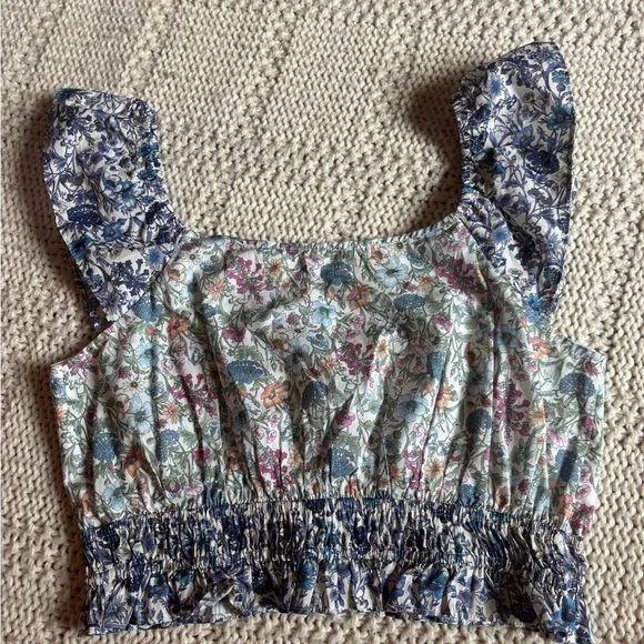 Loveshackfancy X Liberty Drea Crop Top - Picture 5 of 7